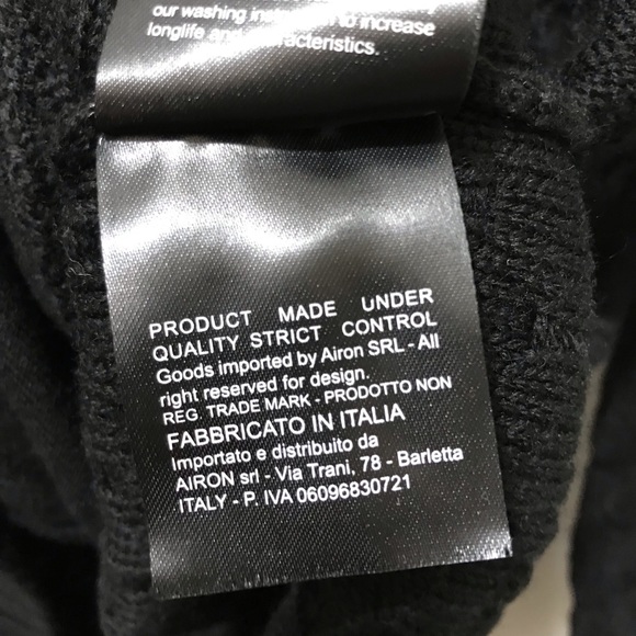 DIKTAT Italian urban chic wool blend cardigan 40US - Picture 7 of 11